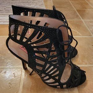 Betsey Johnson Rhinestone Booties